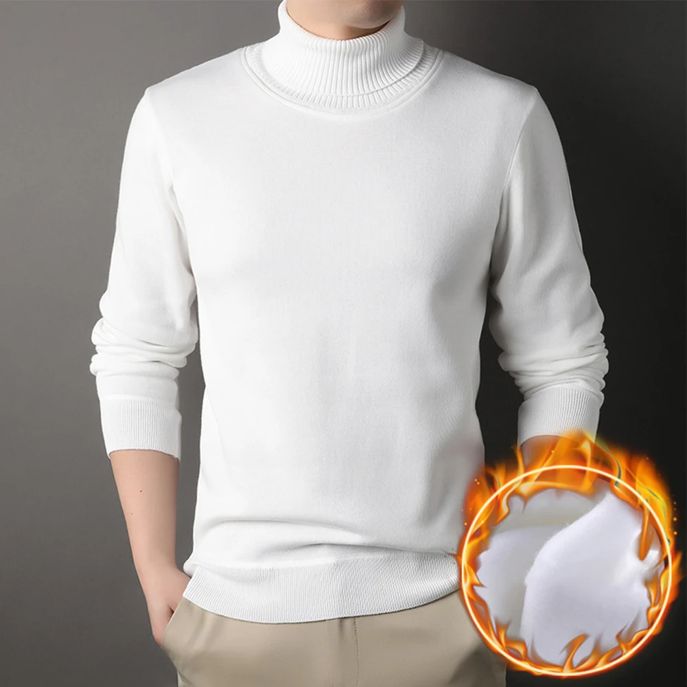 Winter Essential for Men Turtleneck Jumper Solid Color Knit Top Thicken Pullover Sweater Suitable for Spring and Autumn too
Winter Essential for Men Turtleneck Jumper Solid Color Knit Top Thicken Pullover Sweater Suitable for Spring and Autumn too