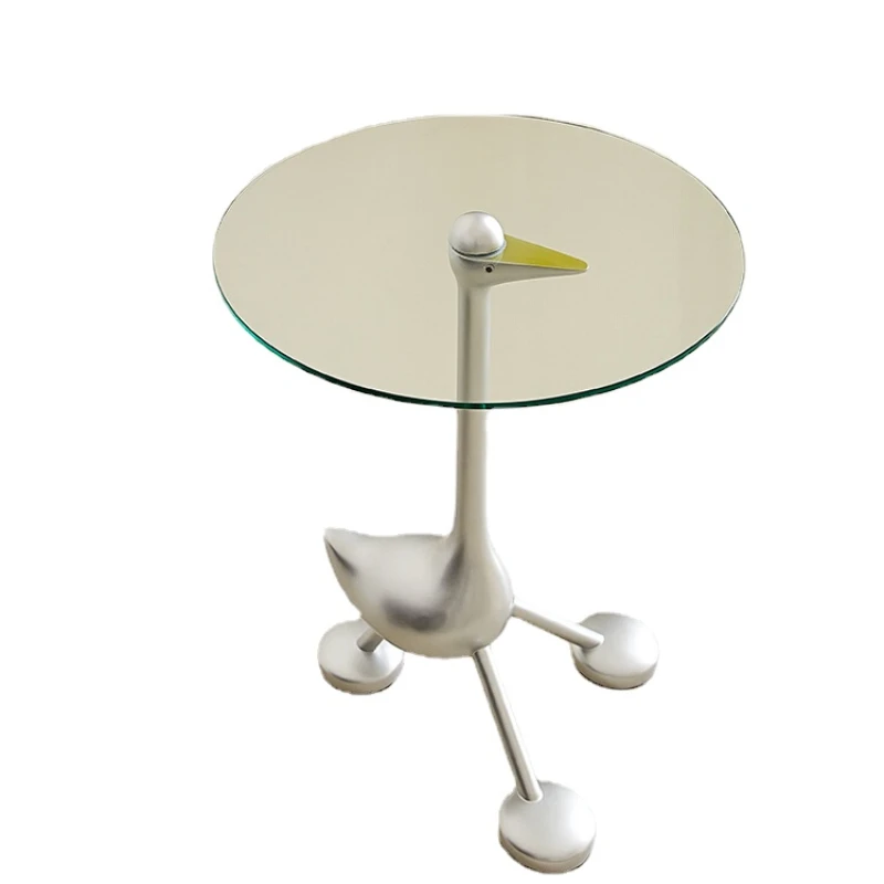 Xk Duck Glass Tea Table Creative 1980S Mid-Ancient Side Table Designer Sofa Balcony Corner Table
Xk Duck Glass Tea Table Creative 1980S Mid-Ancient Side Table Designer Sofa Balcony Corner Table