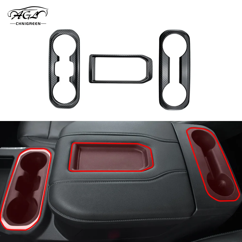 ABS Carbon Fiber Color Armrest Box Trim Cup Holder Cover for Chevrolet Silverado GMC Sierra 2019-2021
ABS Carbon Fiber Color Armrest Box Trim Cup Holder Cover for Chevrolet Silverado GMC Sierra 2019-2021