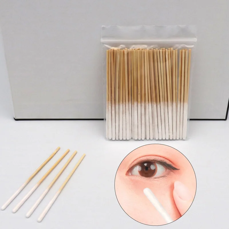 30/60Pcs 8cm Disposable Longer Wood Cotton Swab Brush Lint Free Micro Brushes Make Up Brushes for Permanent Makeup
30/60Pcs 8cm Disposable Longer Wood Cotton Swab Brush Lint Free Micro Brushes Make Up Brushes for Permanent Makeup
