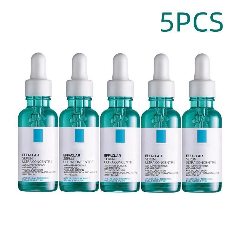 5PCS EFFACLAR Acne Facial Serum With Salicylic Acid Remove Acne And Blemish Reduce Post-Acne Marks Face Anti-Aging Essence 30ml
5PCS EFFACLAR Acne Facial Serum With Salicylic Acid Remove Acne And Blemish Reduce Post-Acne Marks Face Anti-Aging Essence 30ml