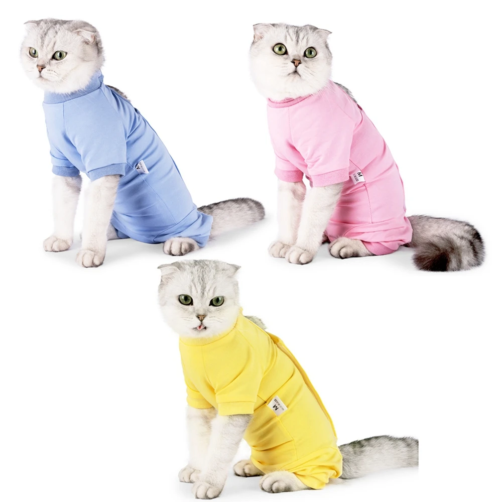 Cat Recovery Suit Wound Anti Licking Breathable Kitten Shirt After Surgery Wear Pet Clothes Vest
Cat Recovery Suit Wound Anti Licking Breathable Kitten Shirt After Surgery Wear Pet Clothes Vest