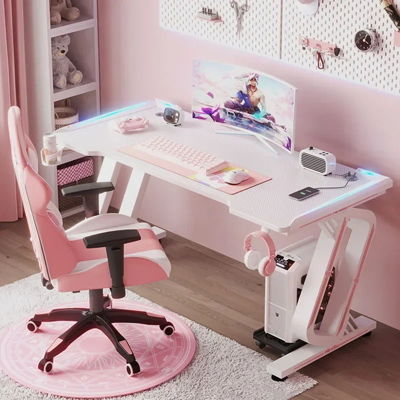 Modern Carbon Fiber Desk for Study Computer Desks Pink Simple and Light Luxury Household Esports Set Gaming Desk
Modern Carbon Fiber Desk for Study Computer Desks Pink Simple and Light Luxury Household Esports Set Gaming Desk