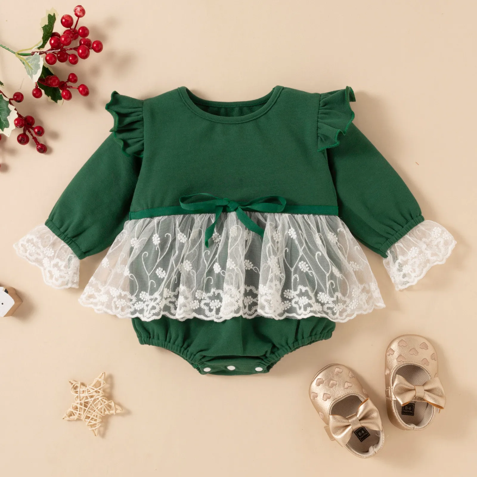 Dress for 3 Months Baby Girl Xmas Infant Newborn Baby Girls Long Ruffled Sleeve Patchwork Bowknot Princess Pajamas Gowns Girls
Dress for 3 Months Baby Girl Xmas Infant Newborn Baby Girls Long Ruffled Sleeve Patchwork Bowknot Princess Pajamas Gowns Girls