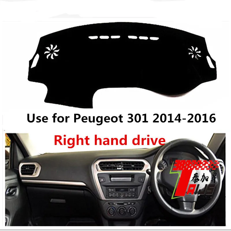 Классический чехол TAIJS для приборной панели автомобиля из полиэстера для Peugeot 301 2014-2016, с правым рулем
Классический чехол TAIJS для приборной панели автомобиля из полиэстера для Peugeot 301 2014-2016, с правым рулем