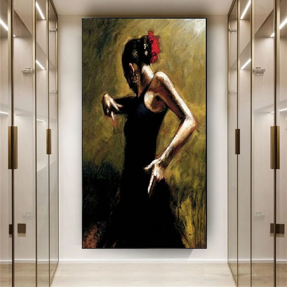 100% Handmade Abstract Women Dancer Art Oil Painting Wall Exhibits Canvas Poster Ma'am Perform Picture For Bedroom Decor Live
100% Handmade Abstract Women Dancer Art Oil Painting Wall Exhibits Canvas Poster Ma'am Perform Picture For Bedroom Decor Live