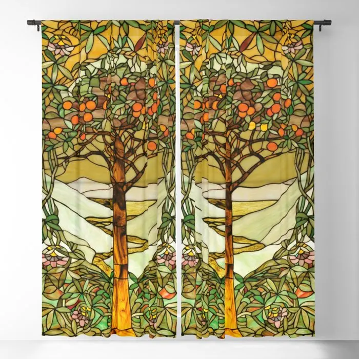Louis Comfort Tiffany Blackout Curtains 3D Print Window Curtains for Bedroom Living Room Decor Window Treatments
Louis Comfort Tiffany Blackout Curtains 3D Print Window Curtains for Bedroom Living Room Decor Window Treatments