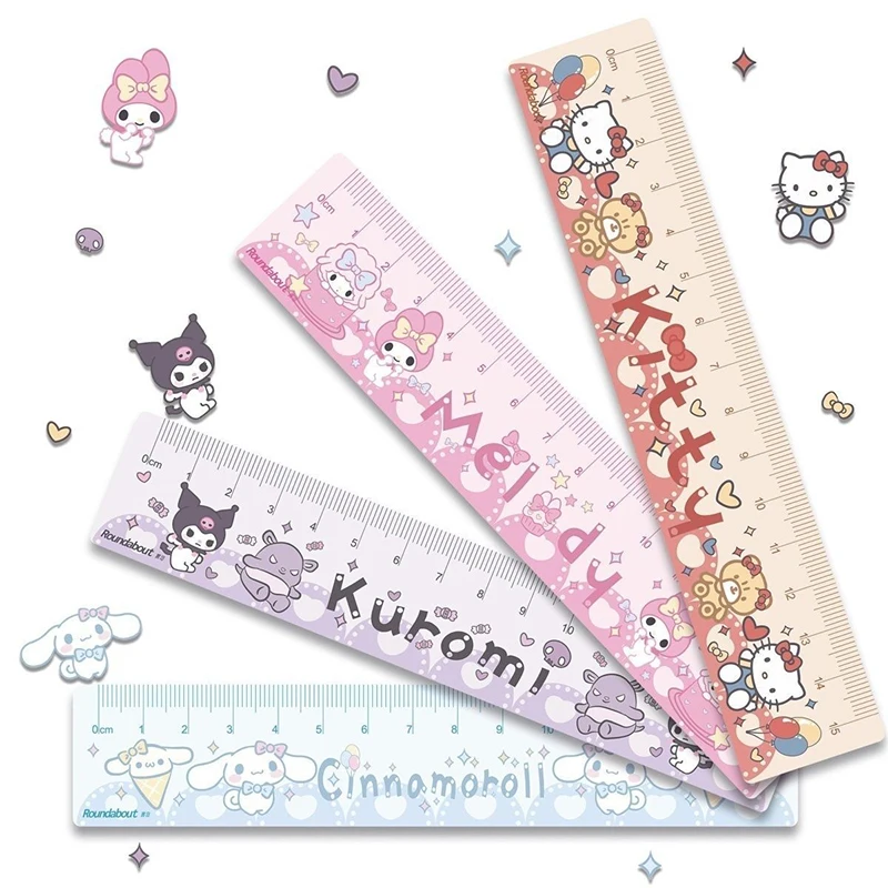 Kawaii Cute Sanrio Hello Kitty Kuromi Kuromi My Melody Cinnamoroll Scale Ruler Measuring Stationery Girls Birthday Anime Gift
Kawaii Cute Sanrio Hello Kitty Kuromi Kuromi My Melody Cinnamoroll Scale Ruler Measuring Stationery Girls Birthday Anime Gift