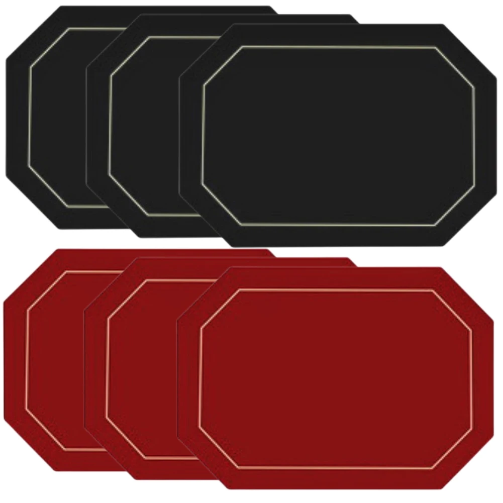 6Pcs Placemat For Dining Table Waterproof Non-Slip PU Leather Place Mat Set Kitchen Accessories Coaster Cup Wine Tableware Pad
6Pcs Placemat For Dining Table Waterproof Non-Slip PU Leather Place Mat Set Kitchen Accessories Coaster Cup Wine Tableware Pad