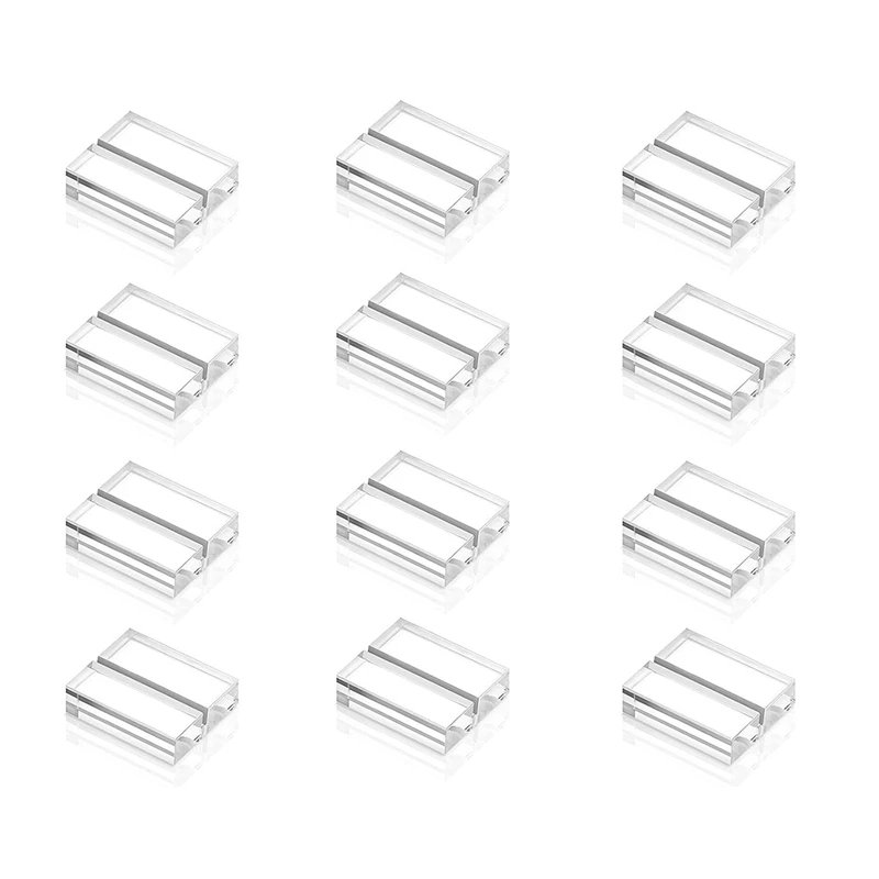 Acrylic Stands Clear Place Card Holders With Card Slot Table Numbers Display Stands Wedding Sign Holders (12 Pieces)
Acrylic Stands Clear Place Card Holders With Card Slot Table Numbers Display Stands Wedding Sign Holders (12 Pieces)