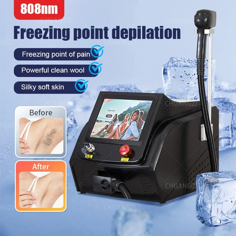 808nm Diode Laser ICE Platinum Hair Removal Machine 755 808 1064nm Newest 2024 Remove High Efficiency
808nm Diode Laser ICE Platinum Hair Removal Machine 755 808 1064nm Newest 2024 Remove High Efficiency