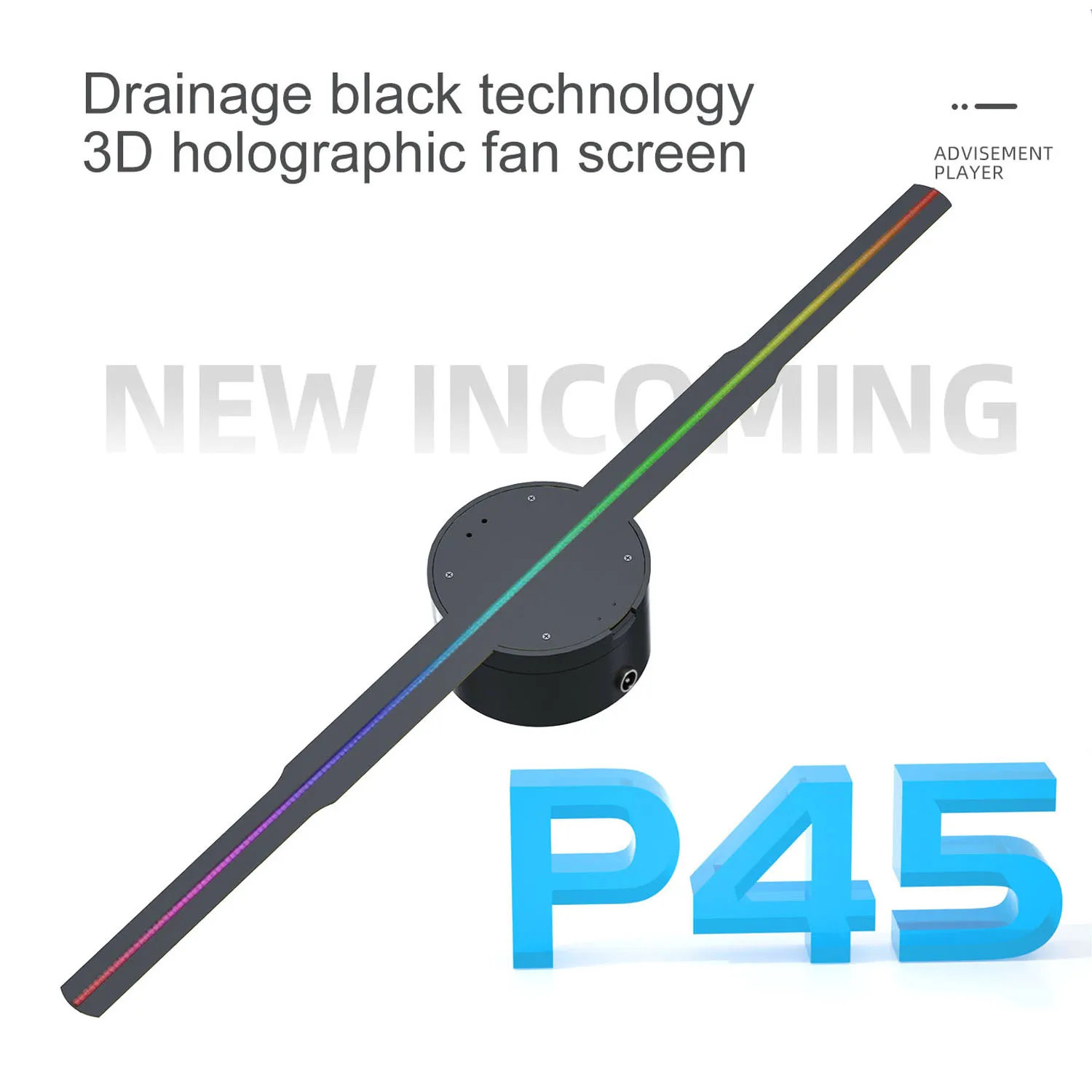 45CM 3D Advertising Projector Wifi Led Sign Holographic Lamp Player Remote Advertise Display Fan Hologram Projector Logo Light
45CM 3D Advertising Projector Wifi Led Sign Holographic Lamp Player Remote Advertise Display Fan Hologram Projector Logo Light