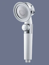 Pressurized Handheld Shower Head 3 Modes Water Saving Filter Pulse Spray Gun One-Button Chrome Adjustable Bathroom Accessories
Pressurized Handheld Shower Head 3 Modes Water Saving Filter Pulse Spray Gun One-Button Chrome Adjustable Bathroom Accessories
