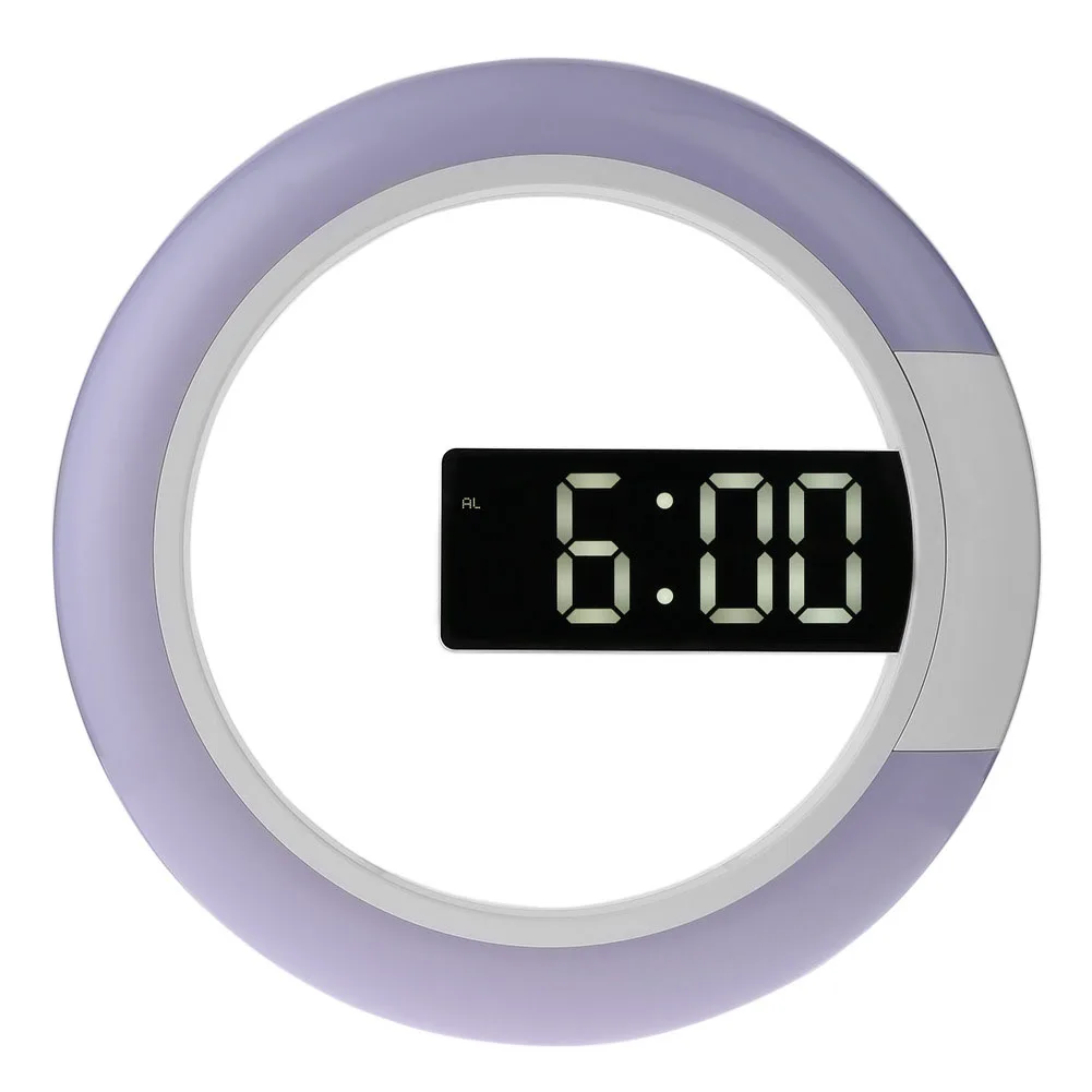 LED Mirror Hollow Wall Clock Digital Display Wall Clock for Modern Aesthetics Remote Control 7 Color Ring Light
LED Mirror Hollow Wall Clock Digital Display Wall Clock for Modern Aesthetics Remote Control 7 Color Ring Light