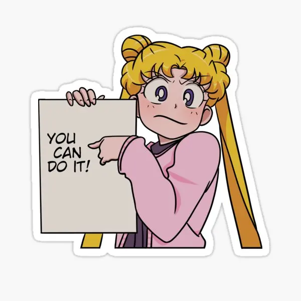 You Can Do It 5PCS Stickers for Window Decorations Cute Bumper Cartoon Funny Stickers Luggage Kid Living Room Background Print
You Can Do It 5PCS Stickers for Window Decorations Cute Bumper Cartoon Funny Stickers Luggage Kid Living Room Background Print