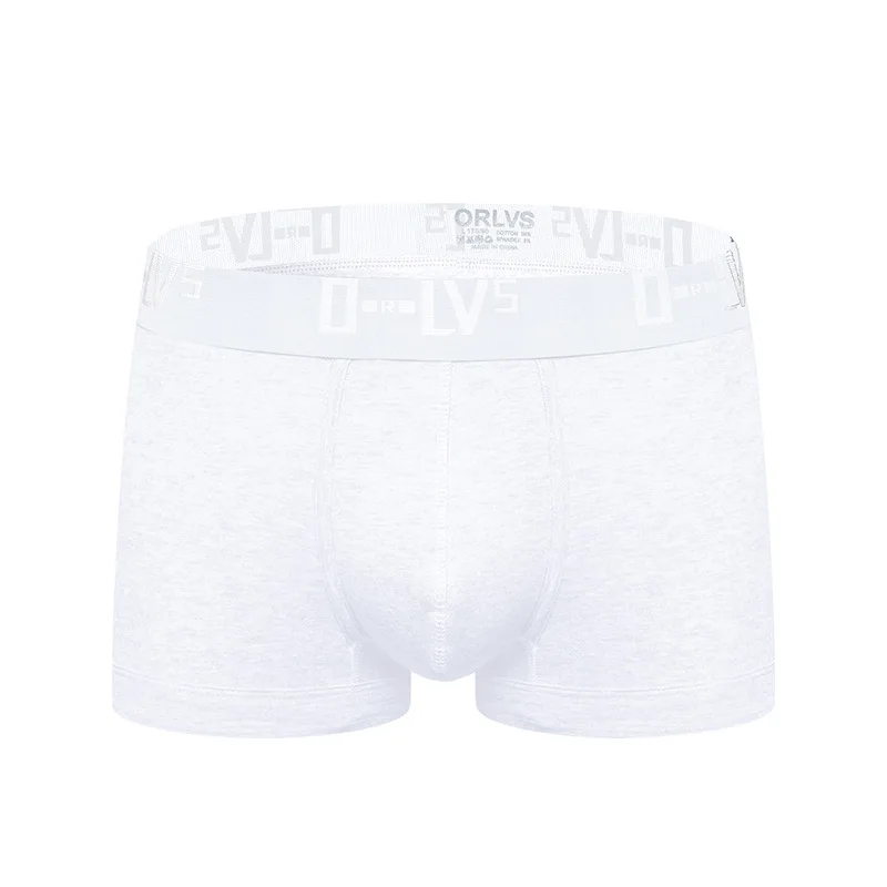 ORLVS men's underwear cotton fashion low waist sexy letter printing breathable abdomen boxers OR210
ORLVS men's underwear cotton fashion low waist sexy letter printing breathable abdomen boxers OR210