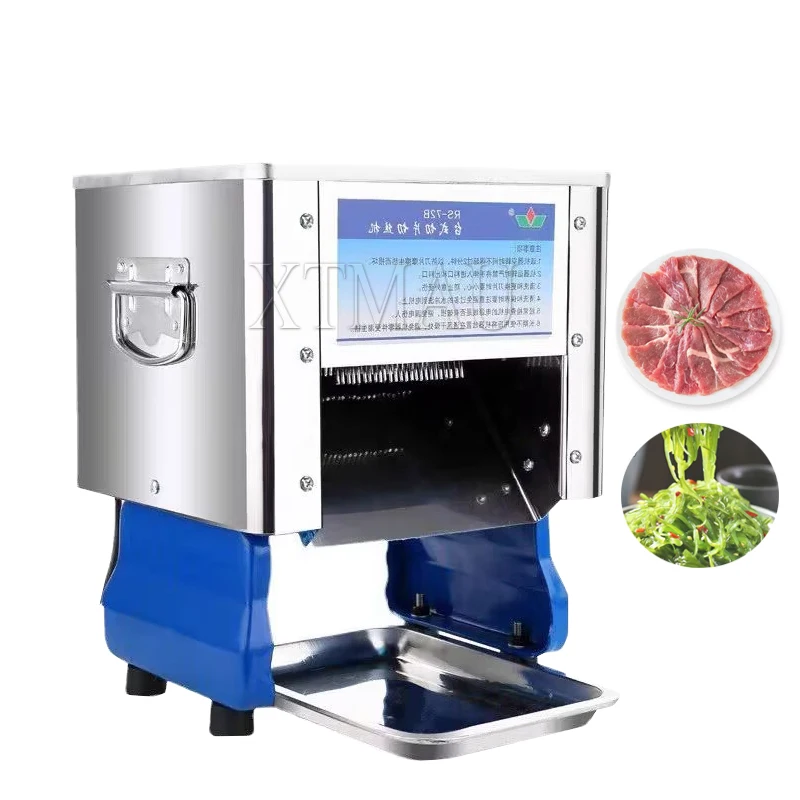 High Quality Commercial Stainless Steel Electric Meat Slicing Machine 550w Desktop Auto Meat Cutting Machine Fresh Meat Mincer
High Quality Commercial Stainless Steel Electric Meat Slicing Machine 550w Desktop Auto Meat Cutting Machine Fresh Meat Mincer