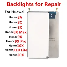 Écran LCD de remplacement pour Huawei Honor 8A, 8C, 8X, 9X Pro, 10X, 20X, X10 Lite, avec rétro-éclairage, Guide en carton=