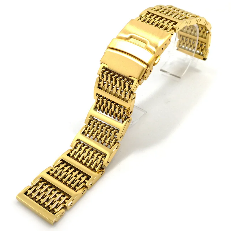 Watches Accessories for Rolex 316 Stainless Steel Bracelet Strap Cool Shark Net Belt Men Silver WatchBand Safe Buckle 20 22 24mm
Watches Accessories for Rolex 316 Stainless Steel Bracelet Strap Cool Shark Net Belt Men Silver WatchBand Safe Buckle 20 22 24mm