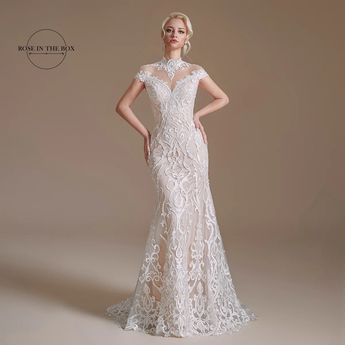 Vintage High Neck Lace Mermaid Wedding Dresses 2022 Vestido Noiva Cap Sleeves Open Back Bridal Gowns Women Robe de Mariée
Vintage High Neck Lace Mermaid Wedding Dresses 2022 Vestido Noiva Cap Sleeves Open Back Bridal Gowns Women Robe de Mariée