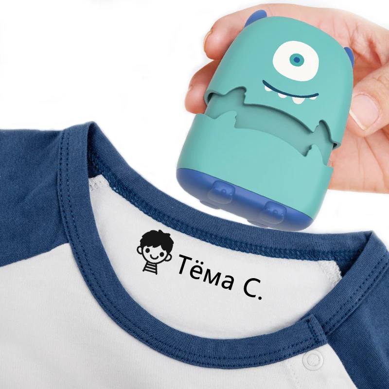 Baby Name Stamp Custom-made DIY Gift for Children Seal Student Clothes Chapter Not Easy to Fade Security Cute Monsters Toy
Baby Name Stamp Custom-made DIY Gift for Children Seal Student Clothes Chapter Not Easy to Fade Security Cute Monsters Toy