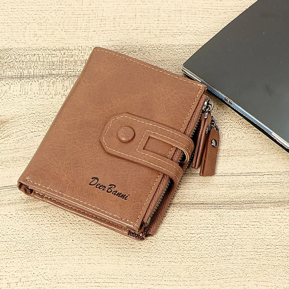 Multi-position Three Fold Wallet Card Holders Multi-function Male Leather Purse All-match PU Leather Men's Short Wallet
Multi-position Three Fold Wallet Card Holders Multi-function Male Leather Purse All-match PU Leather Men's Short Wallet