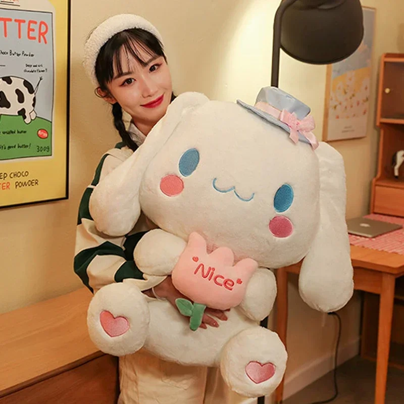 Sanrio Kawaii Cinnamoroll Мягкие плюшевые игрушки сердце обнимающий цветок Kuromi My Melody плюшевая подушка большой размер детские игрушки подарок
Sanrio Kawaii Cinnamoroll Мягкие плюшевые игрушки сердце обнимающий цветок Kuromi My Melody плюшевая подушка большой размер детские игрушки подарок