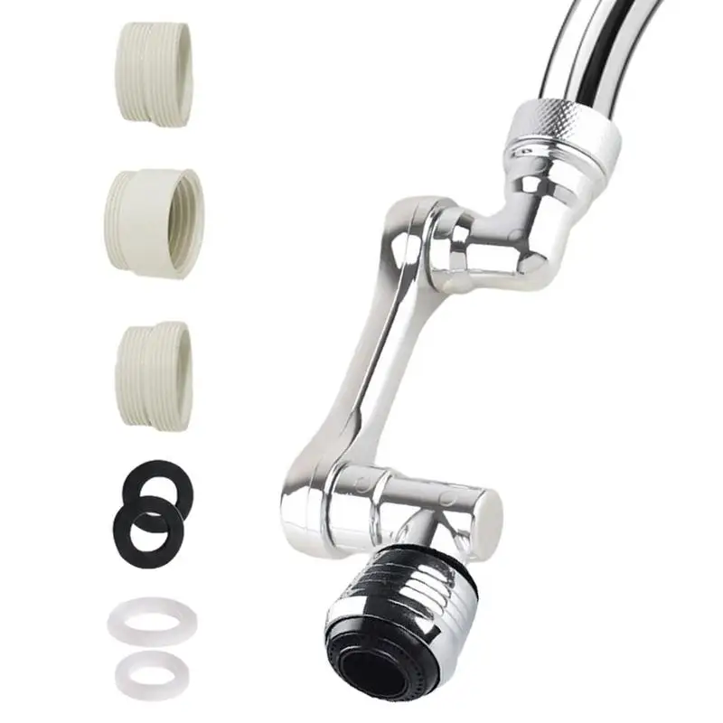 

Universal Rotary Faucet Extender 1080 Degre Rotation Faucet Aerator Splash Anti Splash Filter Kitchen Faucet Water Saving Nozzle