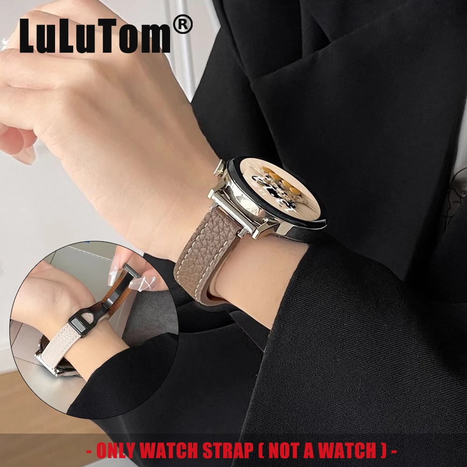 Ремешок Lychee из искусственной кожи для Samsung Galaxy Watch 6 5/Pro/4 Classic 44/40/46 мм 20/22 мм, браслет для Huawei Watch GT 4 3 2
Ремешок Lychee из искусственной кожи для Samsung Galaxy Watch 6 5/Pro/4 Classic 44/40/46 мм 20/22 мм, браслет для Huawei Watch GT 4 3 2
