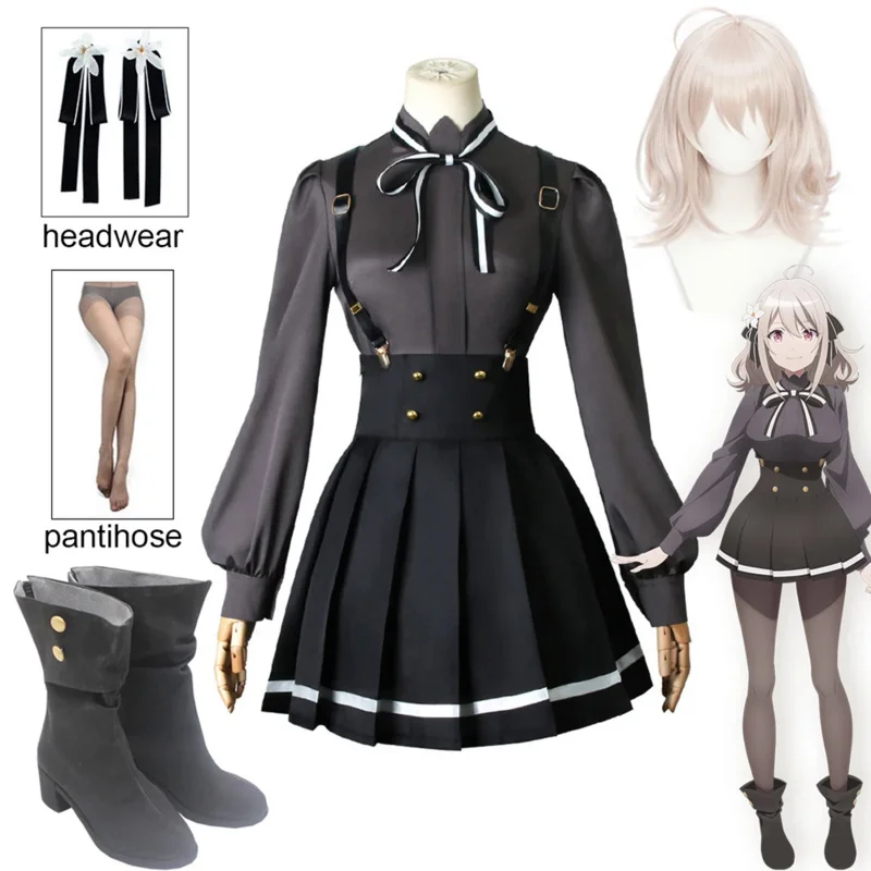 Костюм для косплея из аниме «шпионская комната» Hanazono Lily, парик, рубашка, юбка для девочек JK, школьная форма, Хэллоуин, Карнавальная Женская одежда, обувь
Костюм для косплея из аниме «шпионская комната» Hanazono Lily, парик, рубашка, юбка для девочек JK, школьная форма, Хэллоуин, Карнавальная Женская одежда, обувь