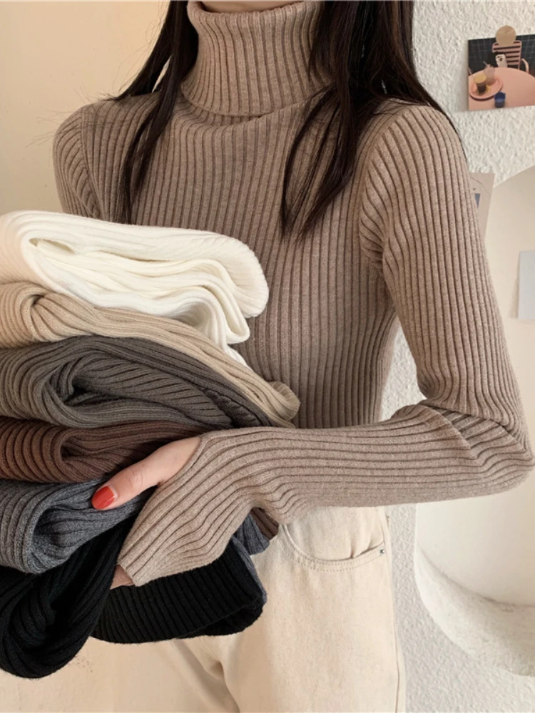 Sweater Long Sleeve Top Korean Fashion Solid Color Pullover New In Autumn Winter Clothes Women Comfort Casual Tops Streetwear
Sweater Long Sleeve Top Korean Fashion Solid Color Pullover New In Autumn Winter Clothes Women Comfort Casual Tops Streetwear