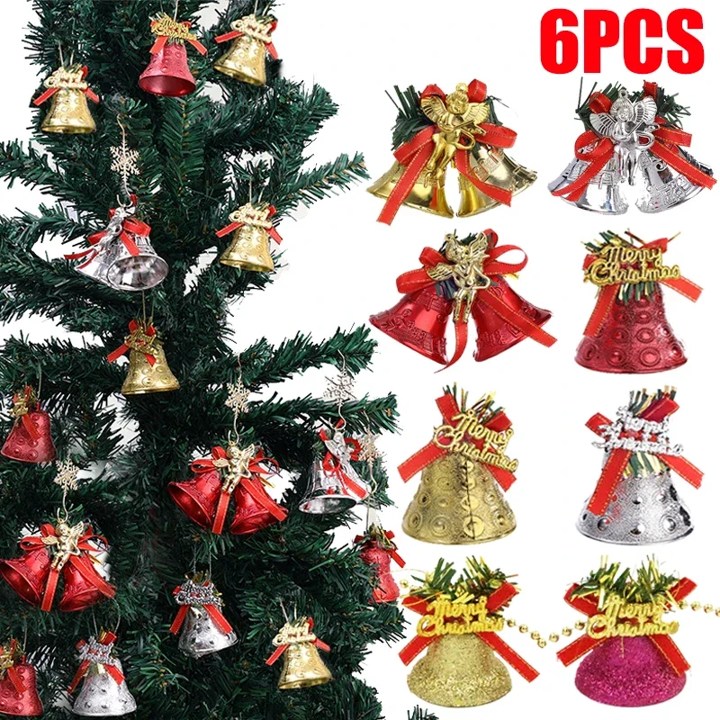 6pcs Christmas Bell Pendant Christmas Tree Hanging Ornament DIY Bells Crafts Jingle Bell Kids Gifts Xmas New Year Party Decor
6pcs Christmas Bell Pendant Christmas Tree Hanging Ornament DIY Bells Crafts Jingle Bell Kids Gifts Xmas New Year Party Decor