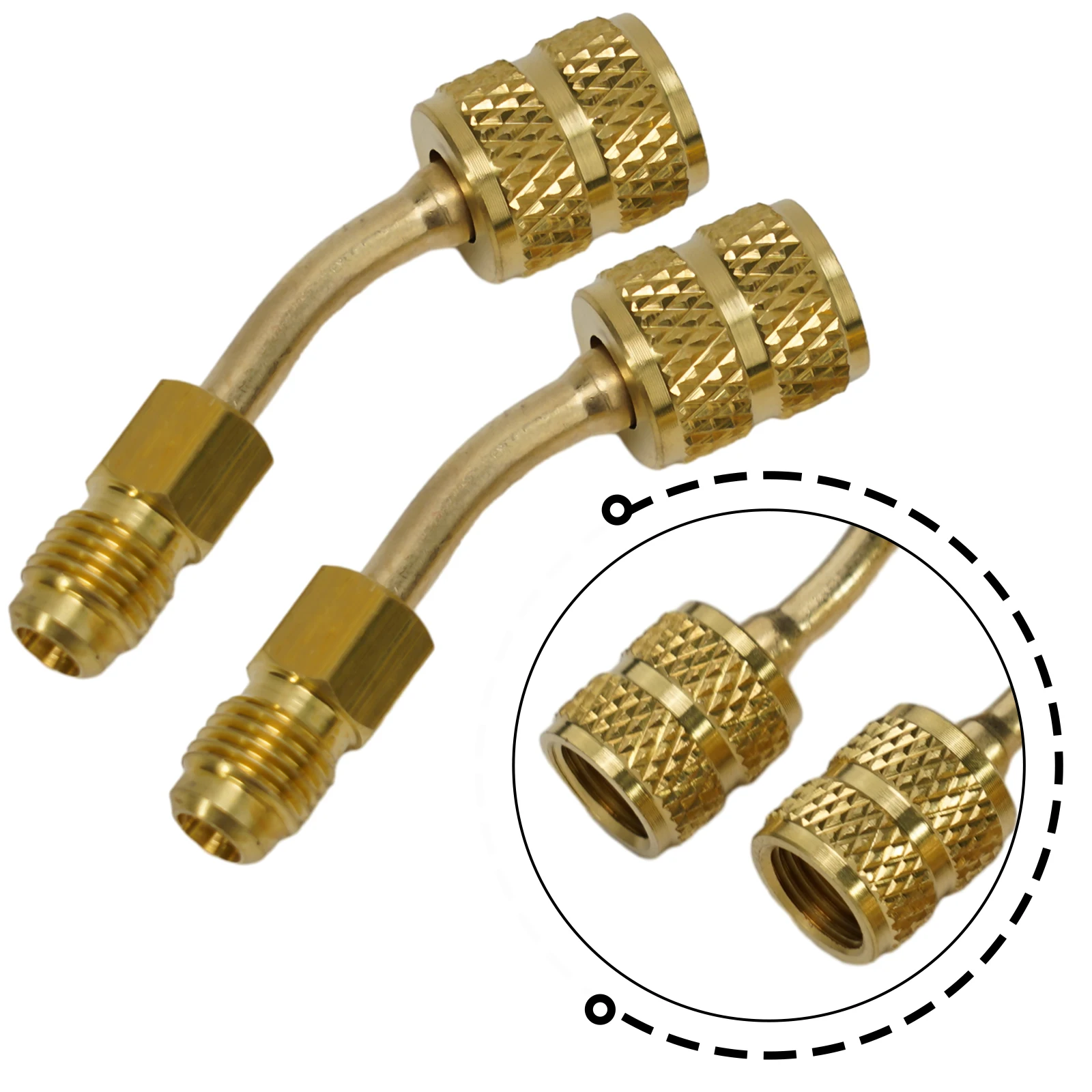 For Mini Split System Vacuum Pump Adapter R410A Adapter Auto Parts Valve Core 5/16 Female 1/4 Angled Hose Gasket
For Mini Split System Vacuum Pump Adapter R410A Adapter Auto Parts Valve Core 5/16 Female 1/4 Angled Hose Gasket