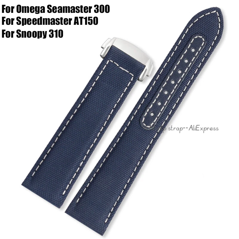 19mm 20mm 21mm 22mm Canvas Nylon Watchbands for Omega Seamaster 300 for Speedmaster AT150 for Snoopy 310.32 Series Nylon Strap
19mm 20mm 21mm 22mm Canvas Nylon Watchbands for Omega Seamaster 300 for Speedmaster AT150 for Snoopy 310.32 Series Nylon Strap