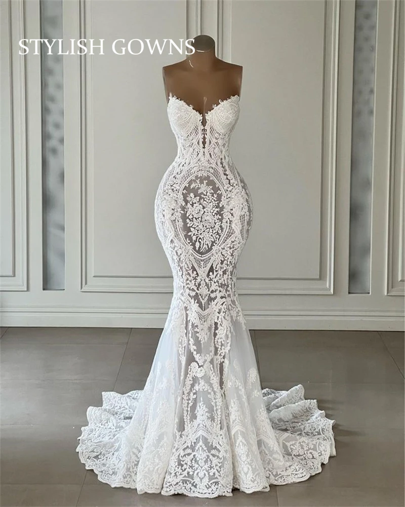 Classic Sweetheart Wedding Dress 2023 Luxury Appliques Lace Bridal Gown Evening Gowns Custom Made Robe De Bal
Classic Sweetheart Wedding Dress 2023 Luxury Appliques Lace Bridal Gown Evening Gowns Custom Made Robe De Bal