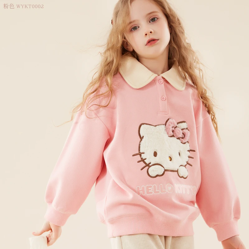 Sanrio Hello Kiity Anime Plush Hoodie Kawaii Kids Girls Long Sleeve Cotton Sweatshirts Sweater Cartoon Casual Clothing Girl Gift
Sanrio Hello Kiity Anime Plush Hoodie Kawaii Kids Girls Long Sleeve Cotton Sweatshirts Sweater Cartoon Casual Clothing Girl Gift