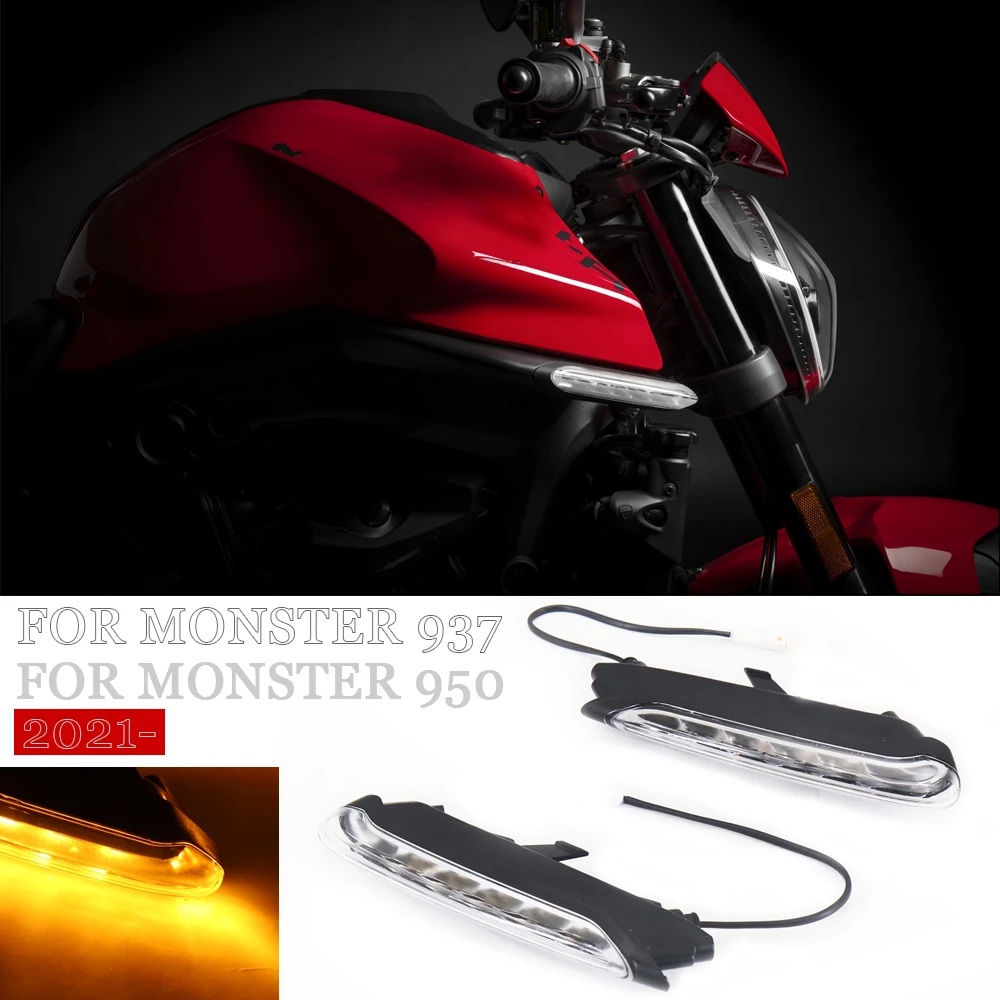 New LED Turn Signal Light For DUCATI MONSTER 937 Monster 950 2021 2022 2023 Motorcycle Accessories Front Indicator Flasher
New LED Turn Signal Light For DUCATI MONSTER 937 Monster 950 2021 2022 2023 Motorcycle Accessories Front Indicator Flasher