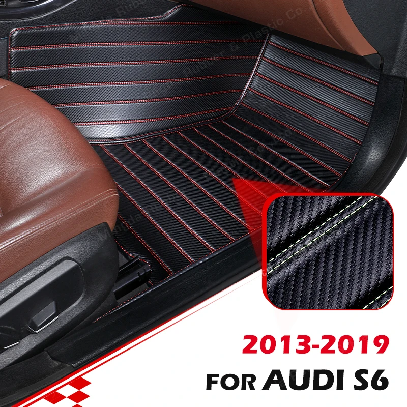 Custom Carbon Fibre style Floor Mats For Audi S6 2013-2019 14 15 16 17 18 Foot Carpet Cover Automobile Interior Accessories
Custom Carbon Fibre style Floor Mats For Audi S6 2013-2019 14 15 16 17 18 Foot Carpet Cover Automobile Interior Accessories