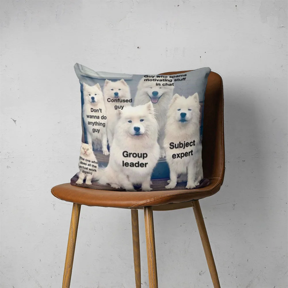 DOG MEME PILLOW 029 Customizable Bedroom Bed Sofa Hotel Car Lumbar Pillow Fashion Decorative Pillow Cover
DOG MEME PILLOW 029 Customizable Bedroom Bed Sofa Hotel Car Lumbar Pillow Fashion Decorative Pillow Cover