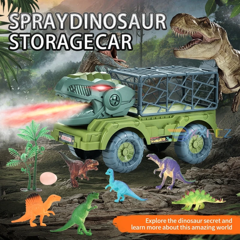 New Children's Dinosaur Toy Car Spray Gas Light Large Engineering Vehicle Model Educational Toy Transport Vehicle Toys for Boys
New Children's Dinosaur Toy Car Spray Gas Light Large Engineering Vehicle Model Educational Toy Transport Vehicle Toys for Boys