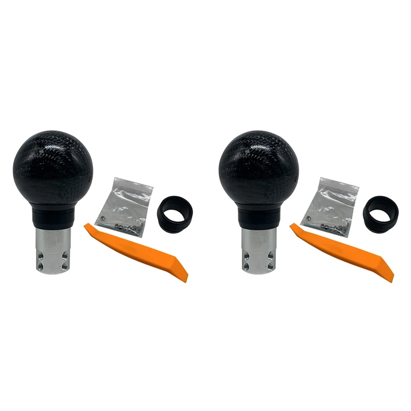 2X Universal Manual Gear Shift Knob Lever Automatic Shifter Handle Stick Cover Real Carbon Fiber MT Interior Decorate B
2X Universal Manual Gear Shift Knob Lever Automatic Shifter Handle Stick Cover Real Carbon Fiber MT Interior Decorate B