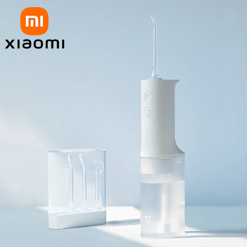 XIAOMI MIJIA Portable Oral Irrigator Dental For Irrigator Teeth Water Flosser Bucal Calculi Oral Cleaner water thread For Teeth
XIAOMI MIJIA Portable Oral Irrigator Dental For Irrigator Teeth Water Flosser Bucal Calculi Oral Cleaner water thread For Teeth