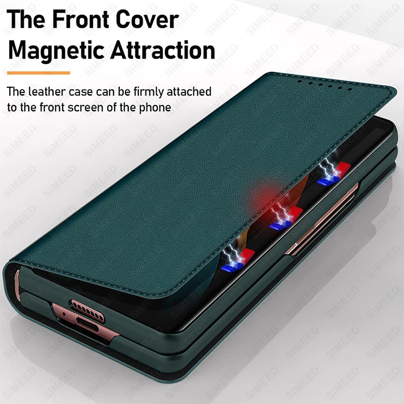 2022 For Samsung Galaxy Z Fold 4 3 5G Genuine Leather Magnetic Card Wallet Flip Case For Samsung Z Fold 2 Fold4 Fold3 Cover
2022 For Samsung Galaxy Z Fold 4 3 5G Genuine Leather Magnetic Card Wallet Flip Case For Samsung Z Fold 2 Fold4 Fold3 Cover