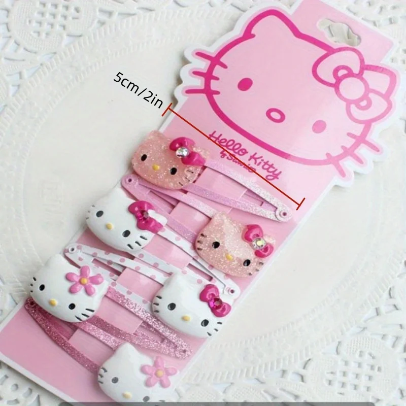 6 шт. Sanrio заколки для волос розовый Hello Kitty, Девушки Сердце заколки для волос, девушки BB зажимы, искусственные, подарки
6 шт. Sanrio заколки для волос розовый Hello Kitty, Девушки Сердце заколки для волос, девушки BB зажимы, искусственные, подарки