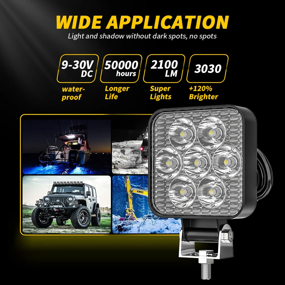2.5inch 21W LED Work Light Bar Spot Pods Offroad Truck Driving Fog Lamp SUV ATV Driving Fog Lamp Car Accessories
2.5inch 21W LED Work Light Bar Spot Pods Offroad Truck Driving Fog Lamp SUV ATV Driving Fog Lamp Car Accessories
