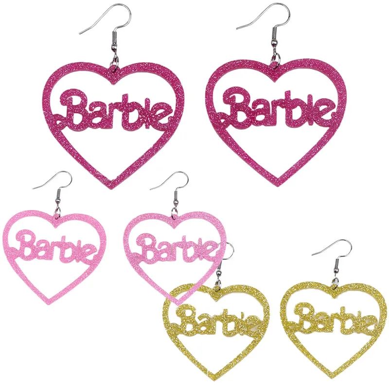 6 Colors Glitter Hollow Barbie Earrings Kawaii Love Shape Ear Studs Women Jewelry Earwear 2023 New Sweet Acrylic Drop Earrings
6 Colors Glitter Hollow Barbie Earrings Kawaii Love Shape Ear Studs Women Jewelry Earwear 2023 New Sweet Acrylic Drop Earrings
