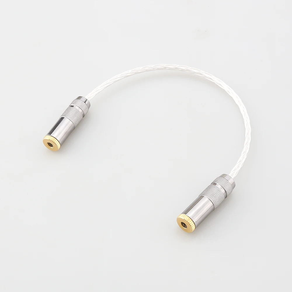HiFi 3.5mm Balanced Female to 3.5mm Balanced Female 8core Silver Plated Audio Adapter Cable
HiFi 3.5mm Balanced Female to 3.5mm Balanced Female 8core Silver Plated Audio Adapter Cable