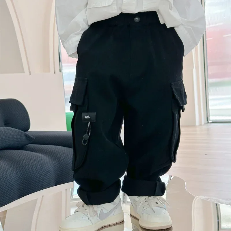 Cargo Pants for Boys Solid Boys Pants Casual Sport Pants Enfant Kids Children Trousers 1-8Years Old Pockets Autumn Boys Clothes
Cargo Pants for Boys Solid Boys Pants Casual Sport Pants Enfant Kids Children Trousers 1-8Years Old Pockets Autumn Boys Clothes
