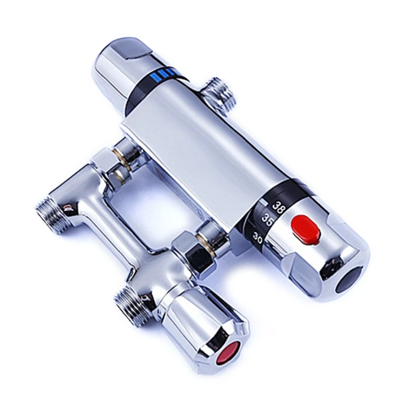Chrome Thermo static Shower Mixer Valve Safe & Comfortable Bathing Temperature Control Shower Valve Stainless Steel Made
Chrome Thermo static Shower Mixer Valve Safe & Comfortable Bathing Temperature Control Shower Valve Stainless Steel Made
