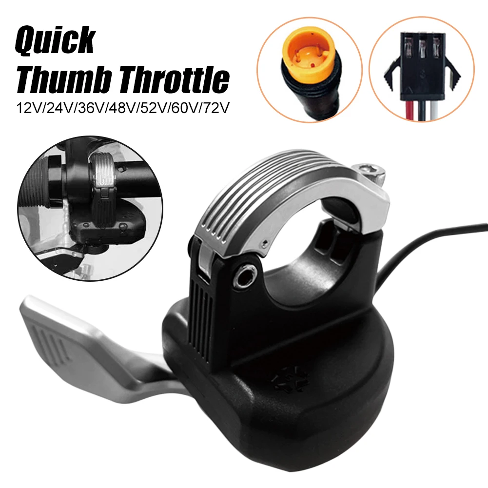 E-bike Thumb Throttle Quick Release Left Electric Bicycle Finger Accelerator SM Waterprooof Connector Plug Finger Throttle
E-bike Thumb Throttle Quick Release Left Electric Bicycle Finger Accelerator SM Waterprooof Connector Plug Finger Throttle